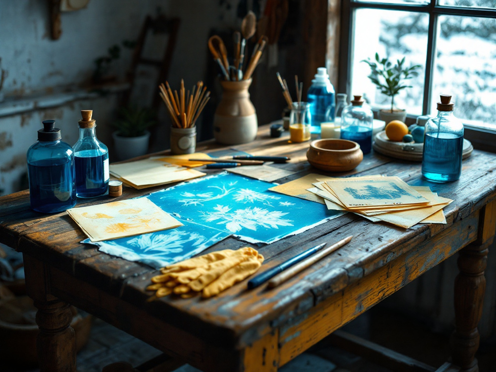 Atelier cyanotype à Rennes